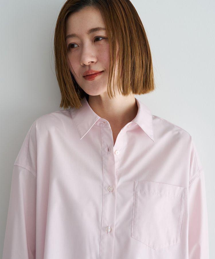YECCA VECCA「イージーケアオーバーシャツ」|シャツ・ブラウス|