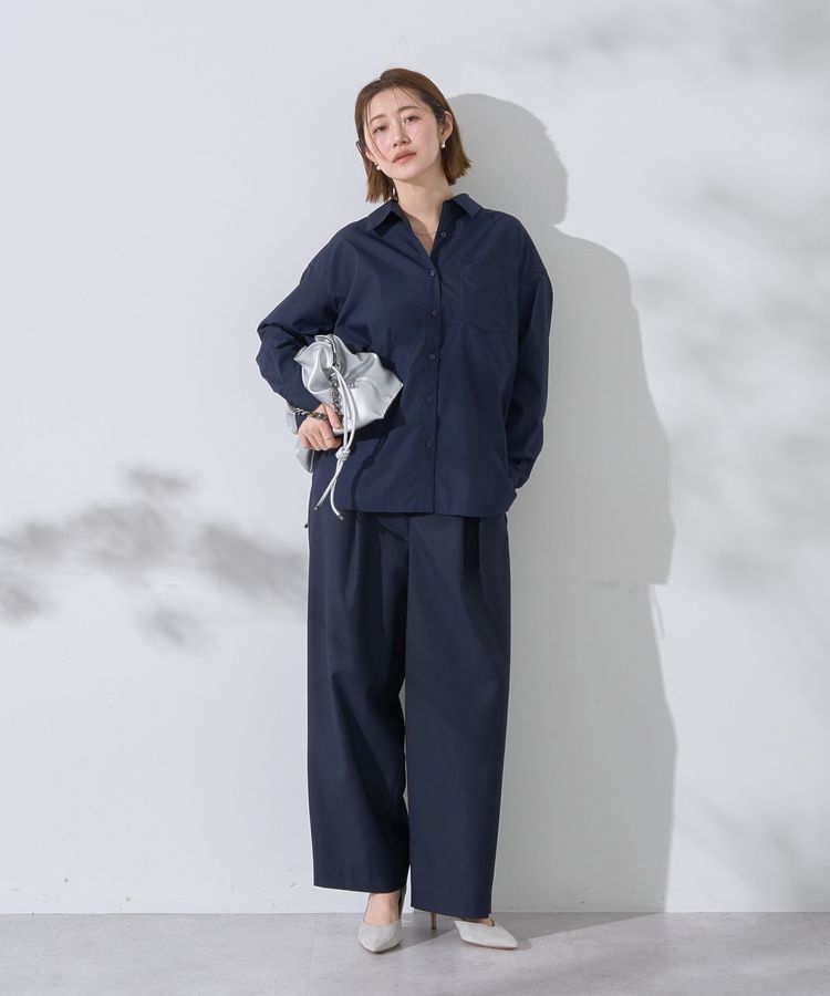 YECCA VECCA「イージーケアオーバーシャツ」|シャツ・ブラウス|