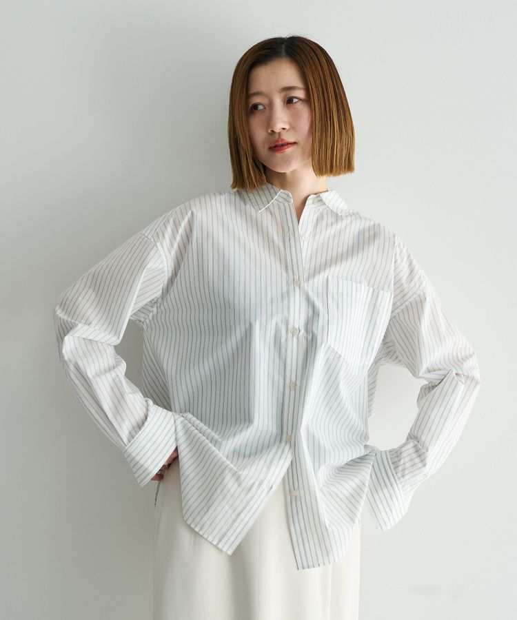 YECCA VECCA「イージーケアオーバーシャツ」|シャツ・ブラウス|