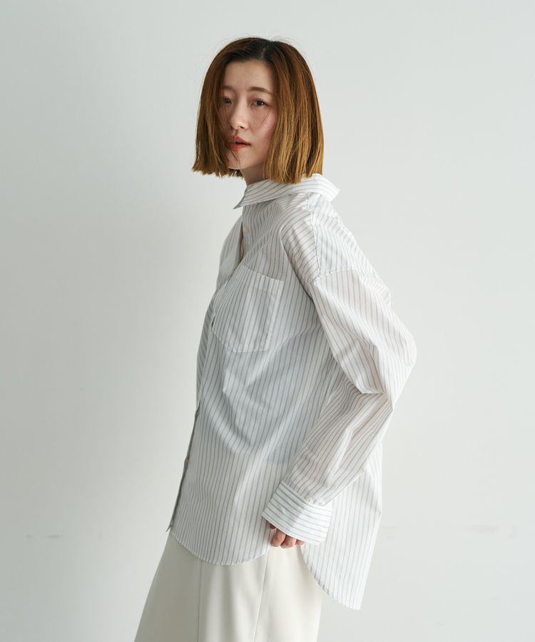 YECCA VECCA「イージーケアオーバーシャツ」|シャツ・ブラウス|