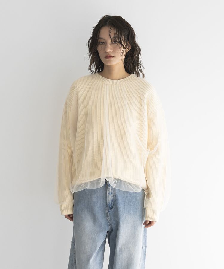 GARAGE OF GOOD CLOTHING「【TORRAZZO DONNA】シアチュール＋ニットトップス」|ニット・セーター|