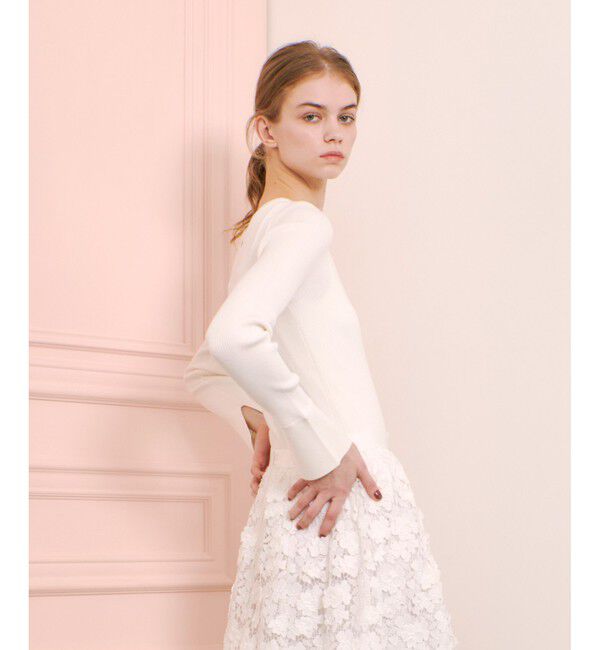 LOULOU WILLOUGHBY「【LOULOU WILLOUGHBY】2WAY RIB プルオーバー」|ニット・セーター|