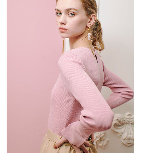 LOULOU WILLOUGHBY「【LOULOU WILLOUGHBY】2WAY RIB プルオーバー」|ニット・セーター|