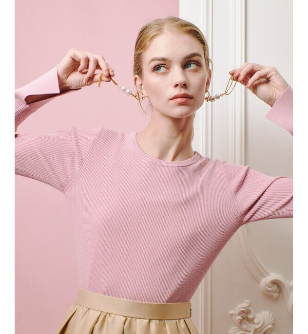 LOULOU WILLOUGHBY「【LOULOU WILLOUGHBY】2WAY RIB プルオーバー」|ニット・セーター|