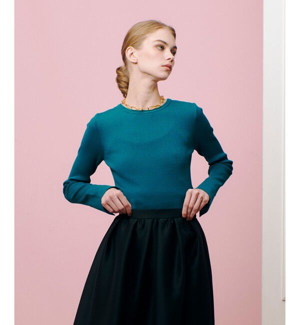 LOULOU WILLOUGHBY「【LOULOU WILLOUGHBY】2WAY RIB プルオーバー」|ニット・セーター|