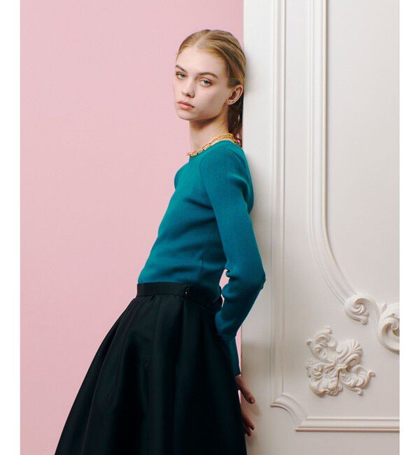 LOULOU WILLOUGHBY「【LOULOU WILLOUGHBY】2WAY RIB プルオーバー」|ニット・セーター|