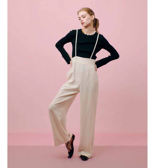 LOULOU WILLOUGHBY「【LOULOU WILLOUGHBY】2WAY RIB プルオーバー」|ニット・セーター|