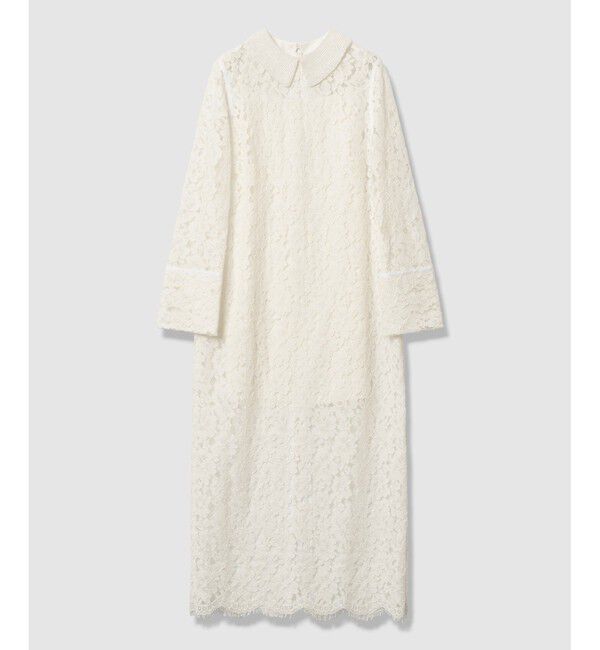 LOULOU WILLOUGHBY「【LOULOU WILLOUGHBY】パールネックレースワンピース」|ワンピース|