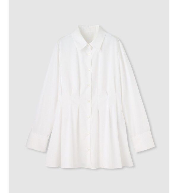 LOULOU WILLOUGHBY「【LOULOU WILLOUGHBY】タックシェイプシャツ」|シャツ・ブラウス|ホワイト
