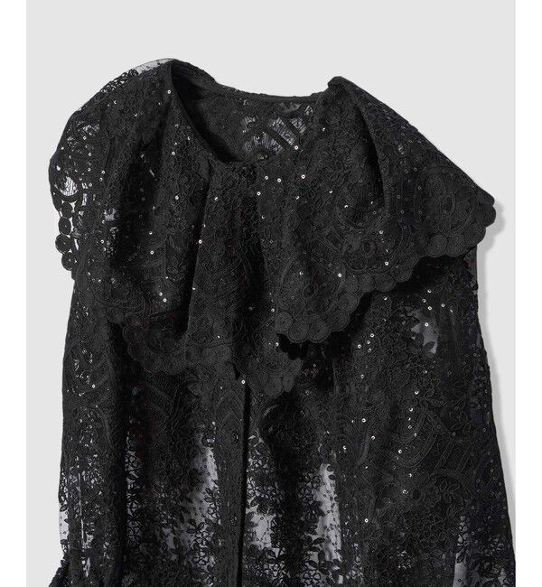 LOULOU WILLOUGHBY「【LOULOU WILLOUGHBY】チュール刺繍ブラウス」|シャツ・ブラウス|