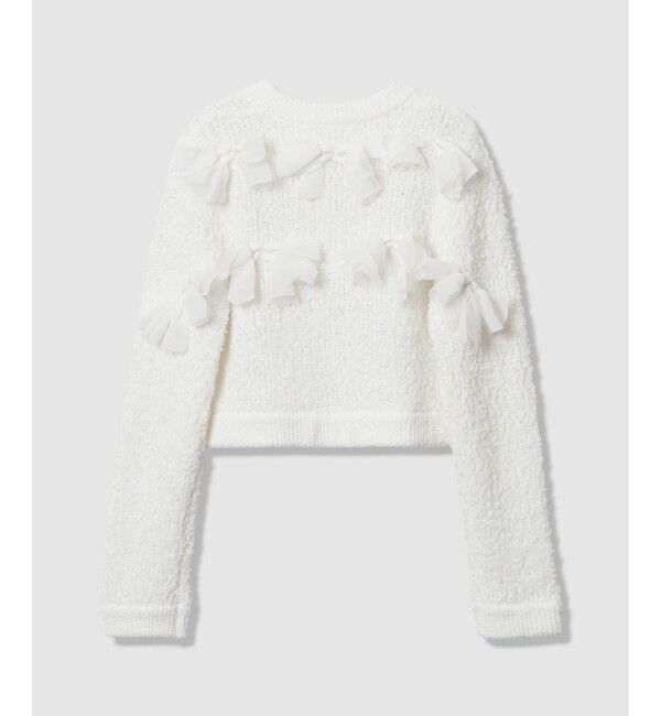 LOULOU WILLOUGHBY「【LOULOU WILLOUGHBY】ペタルパピヨンカーディガン」|カーディガン|