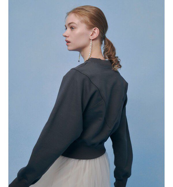 LOULOU WILLOUGHBY「【LOULOU WILLOUGHBY】Ｖキリカエトレーナー」|スウェット・ジャージ|