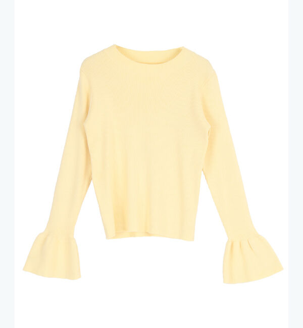 titivate「クルーネックベルスリーブニット」|ニット・セーター|