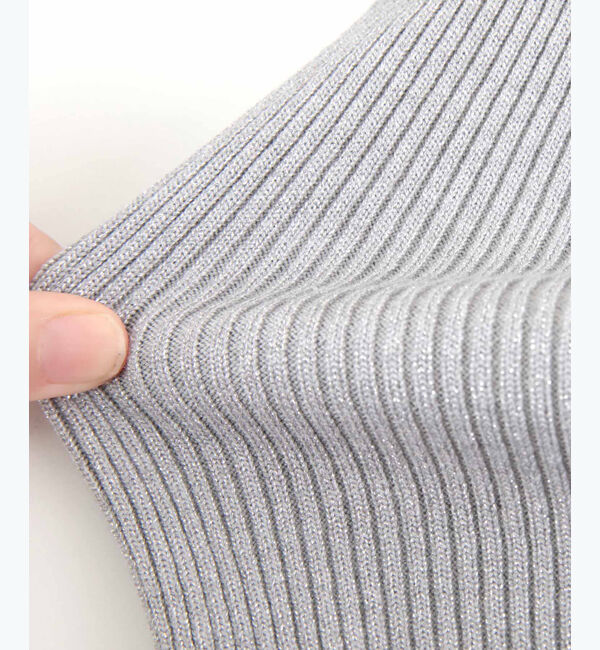 titivate「クルーネックベルスリーブニット」|ニット・セーター|