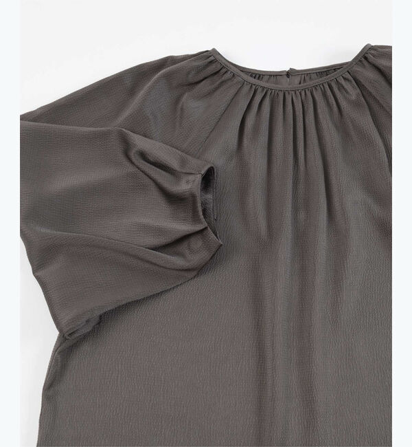 ur's「サテンギャザーブラウス」|シャツ・ブラウス|