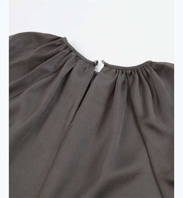 ur's「サテンギャザーブラウス」|シャツ・ブラウス|