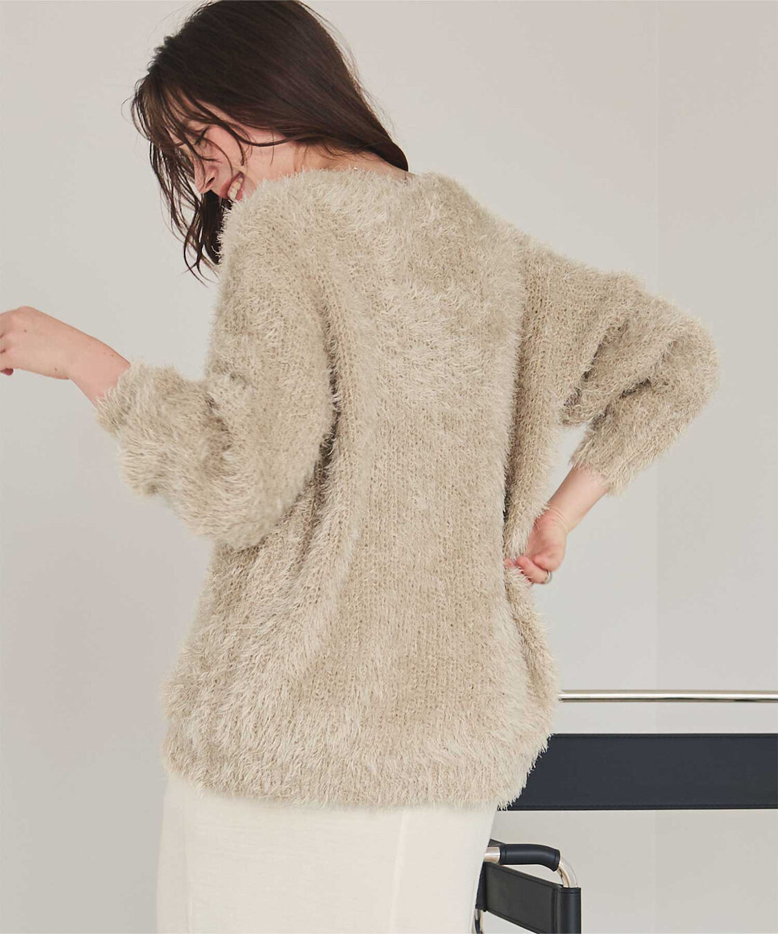 titivate「エアリーシャギーニットカーディガン」|カーディガン|