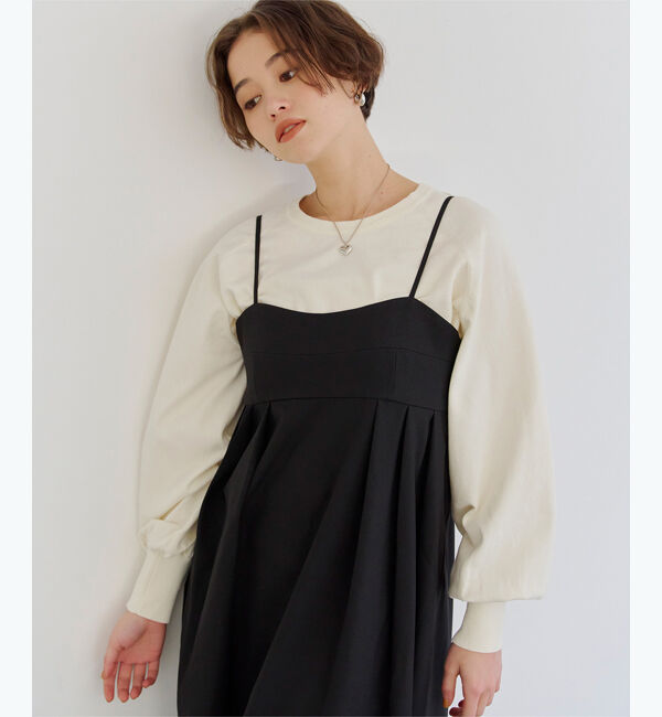 titivate「ベーシックコンパクトニット」|ニット・セーター|アイボリー