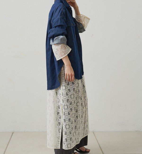  「ダブルポケットデニムシャツ」|シャツ・ブラウス|