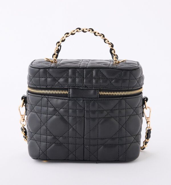  「WEB限定/チャーム付きキルティングバニティバッグ」|ショルダー・メッセンジャー|