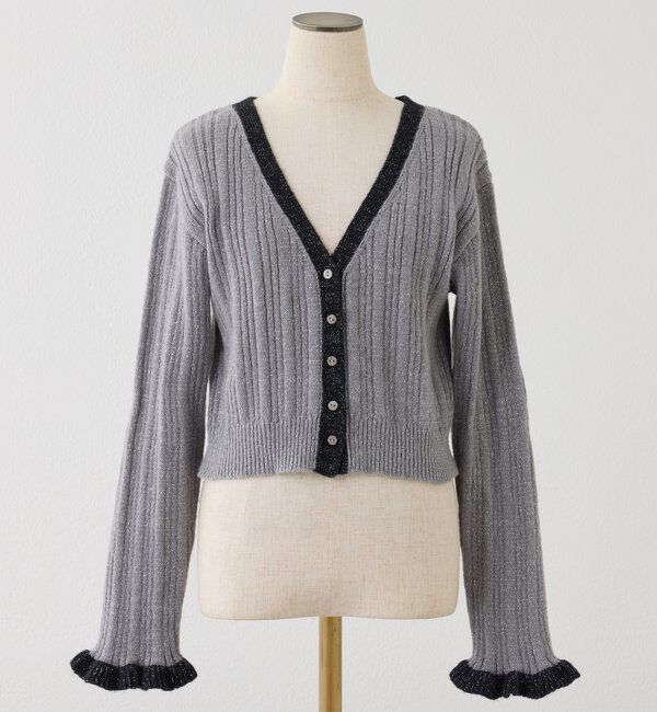  「配色カーディガン」|ニット・セーター|