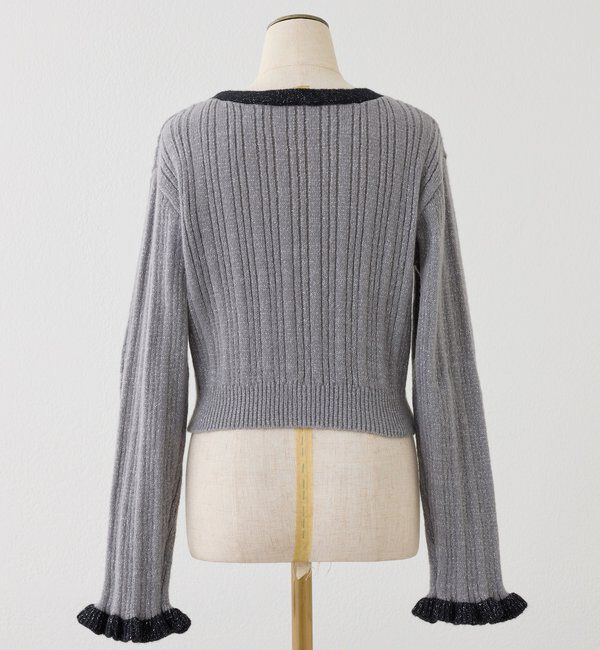  「配色カーディガン」|ニット・セーター|