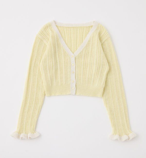  「配色カーディガン」|ニット・セーター|