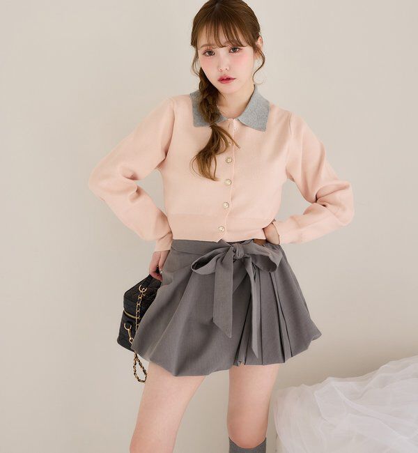  「【サイズ展開あり】バルーンミニスカート／パッチつき」|スカート|