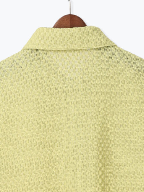 Te chichi TERRASSE「シャーリング衿付きカーディガン《2025summer catalog item》」|カーディガン|