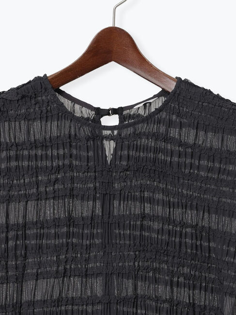 Te chichi「ミニフリルボーダーブラウス」|シャツ・ブラウス|