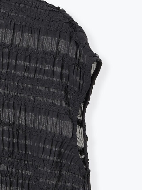 Te chichi「ミニフリルボーダーブラウス」|シャツ・ブラウス|