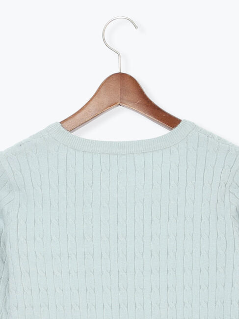 Te chichi TERRASSE「もちもちケーブルクルーネックニット」|ニット・セーター|