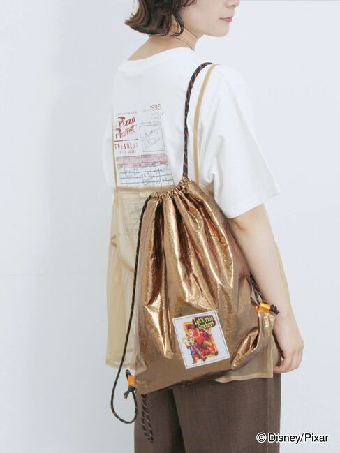 Samansa Mos2 blue「トイ・ストーリー/箔加工ナップザック」|その他|