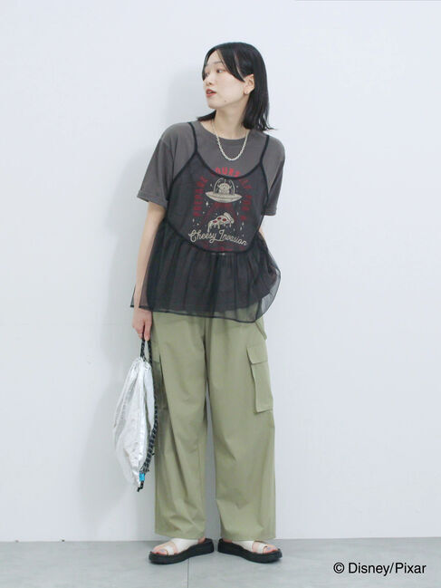 Samansa Mos2 blue「トイ・ストーリー/箔加工ナップザック」|その他|