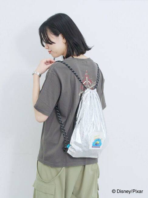 Samansa Mos2 blue「トイ・ストーリー/箔加工ナップザック」|その他|