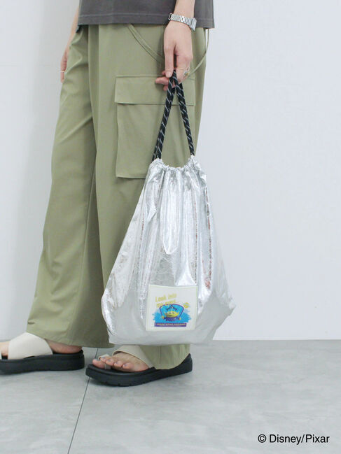 Samansa Mos2 blue「トイ・ストーリー/箔加工ナップザック」|その他|