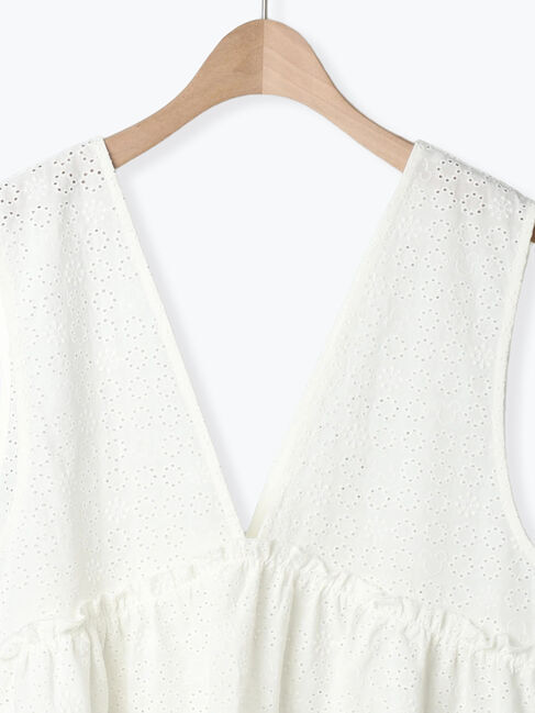 Samansa Mos2「【Disney】ミッキーマウス/レース柄ベスト」|ダウンベスト・ベスト|