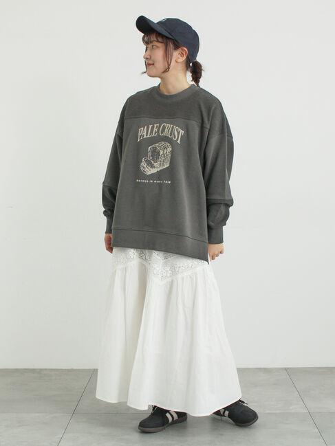 Samansa Mos2「柄アソートティアードレーススカート」|スカート|