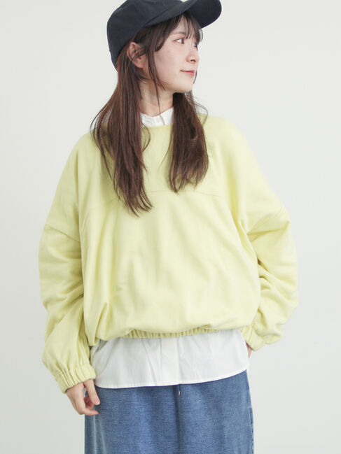 Samansa Mos2「裾バルーン風スウェット」|Tシャツ・カットソー|