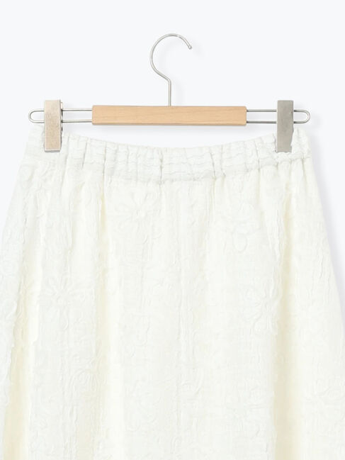 Samansa Mos2「花柄テープ刺繍フレアスカート」|スカート|