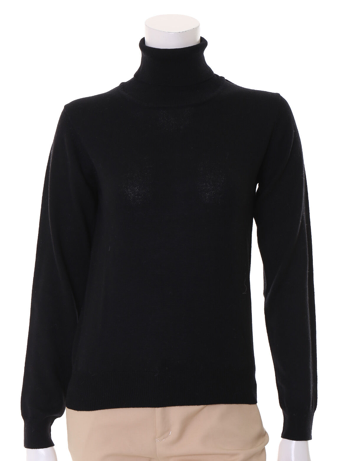 INED「《大きいサイズ》クルーネックプルオーバーニット」|ニット・セーター|