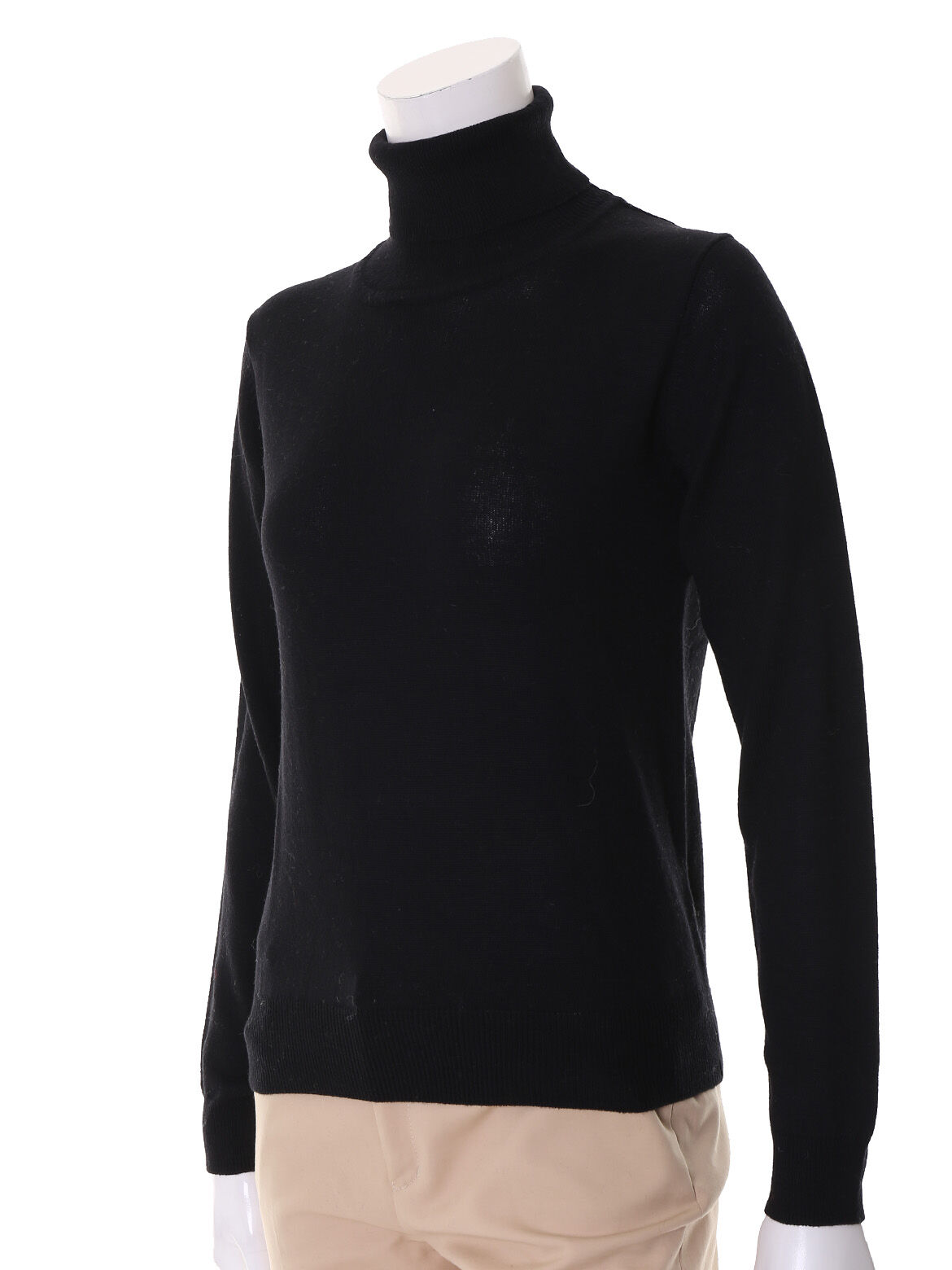 INED「《大きいサイズ》クルーネックプルオーバーニット」|ニット・セーター|