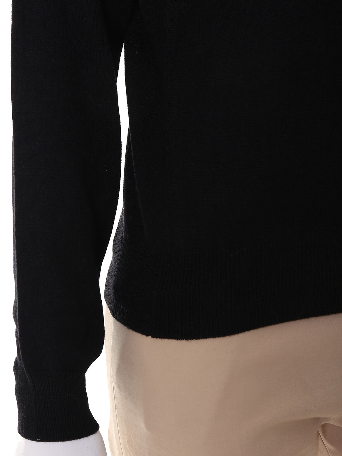 INED「《大きいサイズ》クルーネックプルオーバーニット」|ニット・セーター|