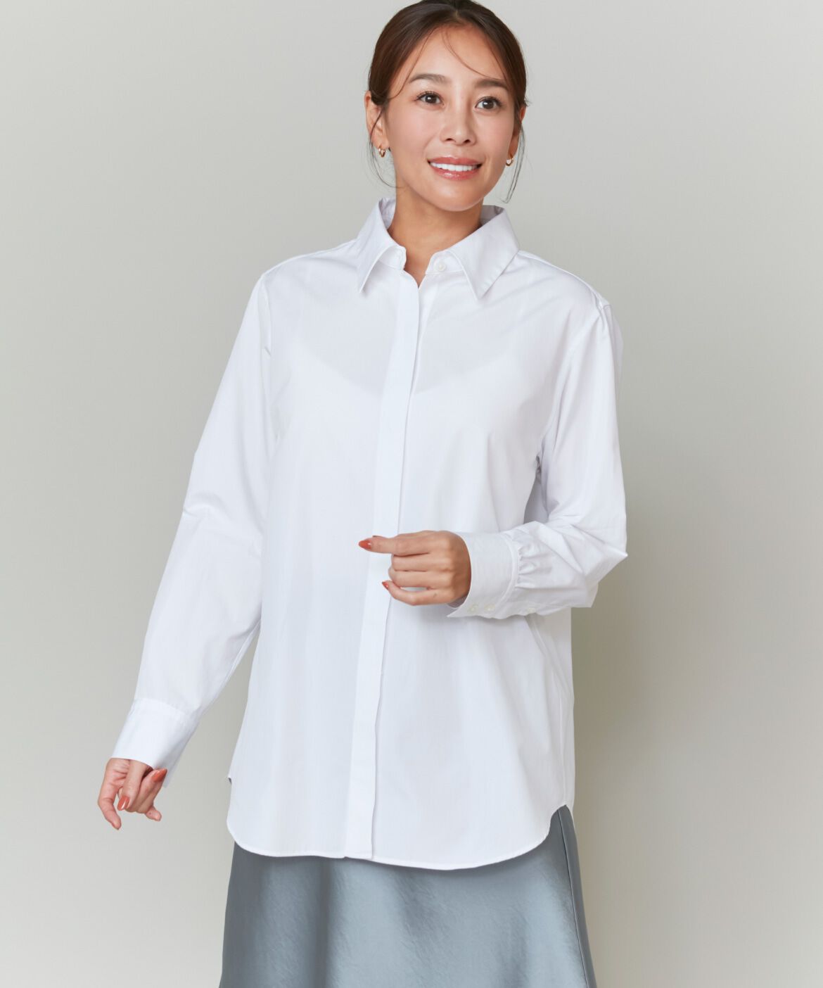 INED「ベーシックシャツ《THOMAS MASON》」|シャツ・ブラウス|