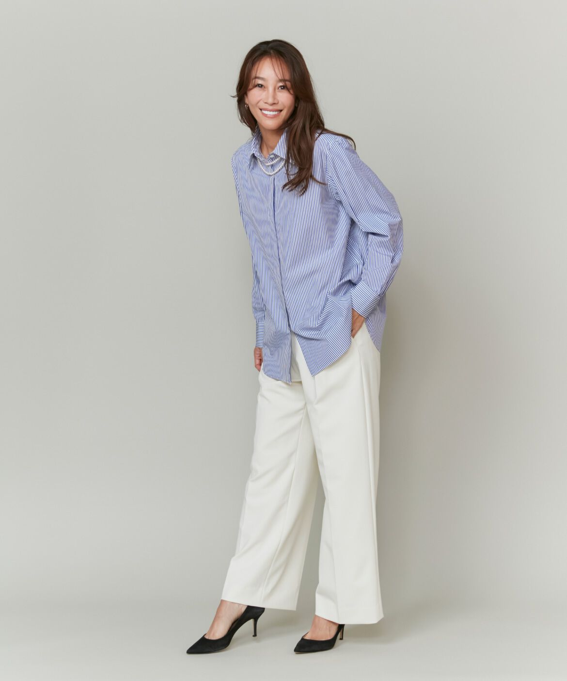 INED「ベーシックシャツ《THOMAS MASON》」|シャツ・ブラウス|