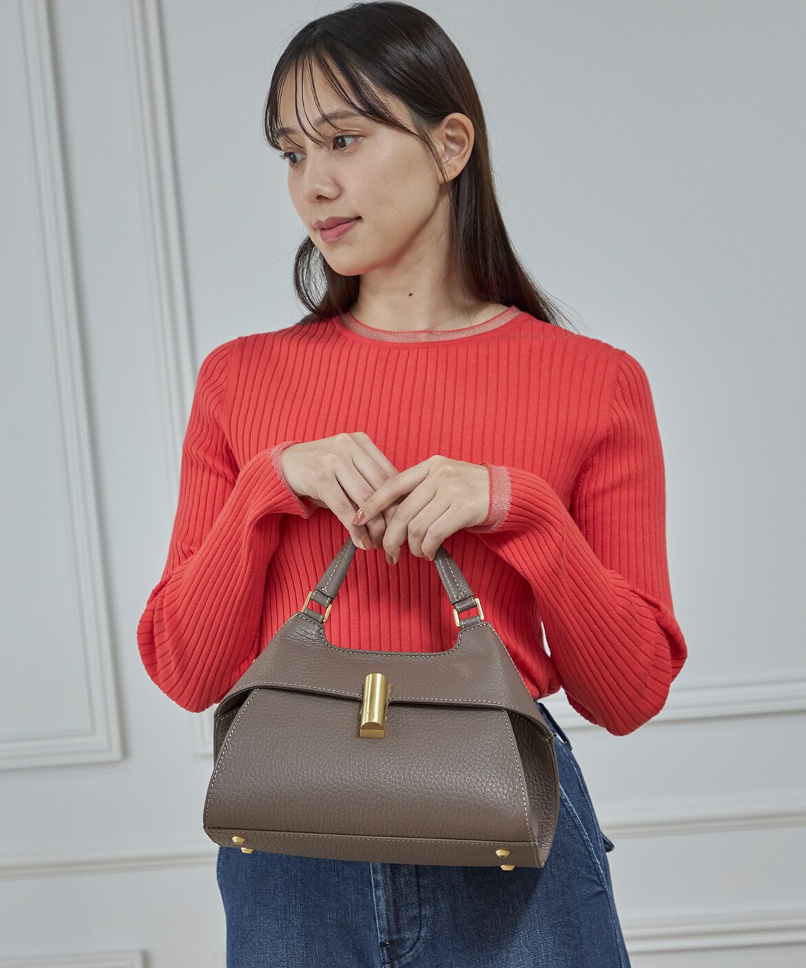INED「《SUPERIOR CLOSET》Emma Medium Satchel バッグ《ARCADIA》」|ハンドバッグ|