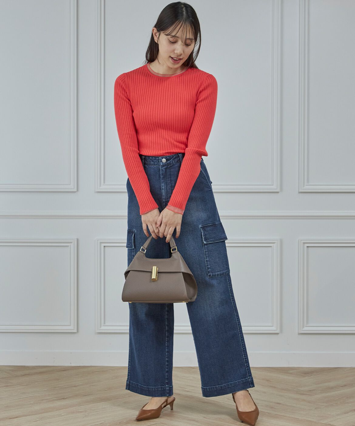 INED「《SUPERIOR CLOSET》Emma Medium Satchel バッグ《ARCADIA》」|ハンドバッグ|