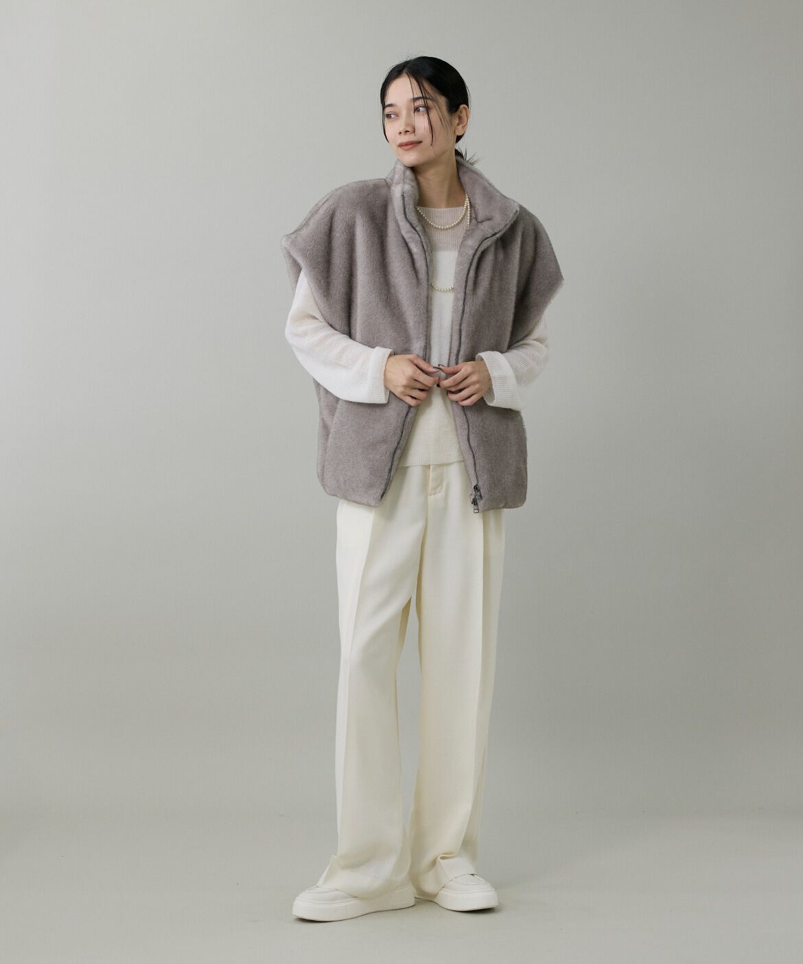 INED「エコファーベスト」|ダウンベスト・ベスト|