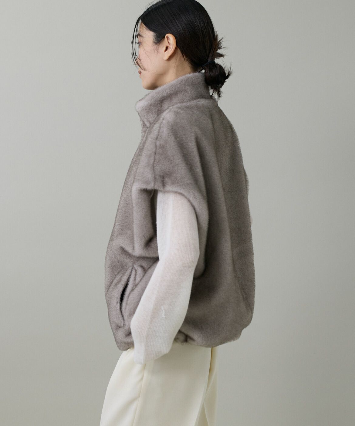 INED「エコファーベスト」|ダウンベスト・ベスト|