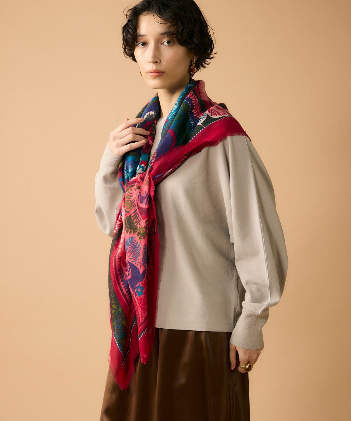 Le Souk「ウールライクストール」|ストール|